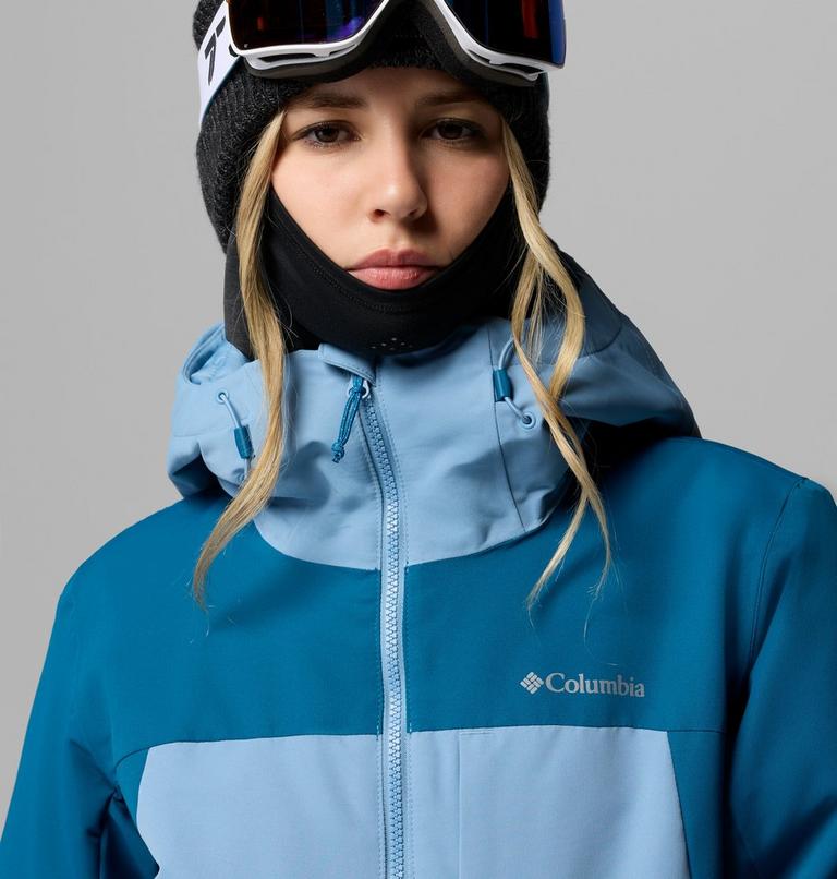 Giacca da sci imbottita Alpine Echo da donna, Color: Rainy Day, Phoenix Blue, image 7
