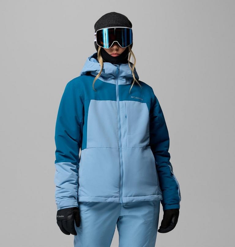 Giacca da sci imbottita Alpine Echo da donna, Color: Rainy Day, Phoenix Blue, image 1