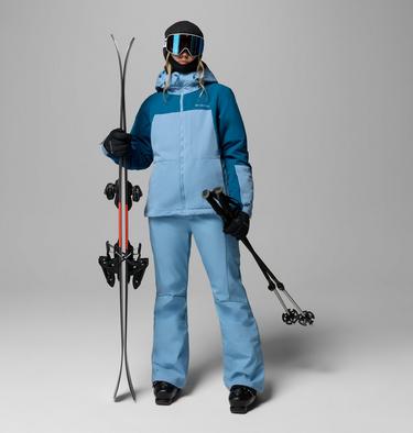 Giacca da sci imbottita Alpine Echo da donna, Color: Rainy Day, Phoenix Blue, image 2