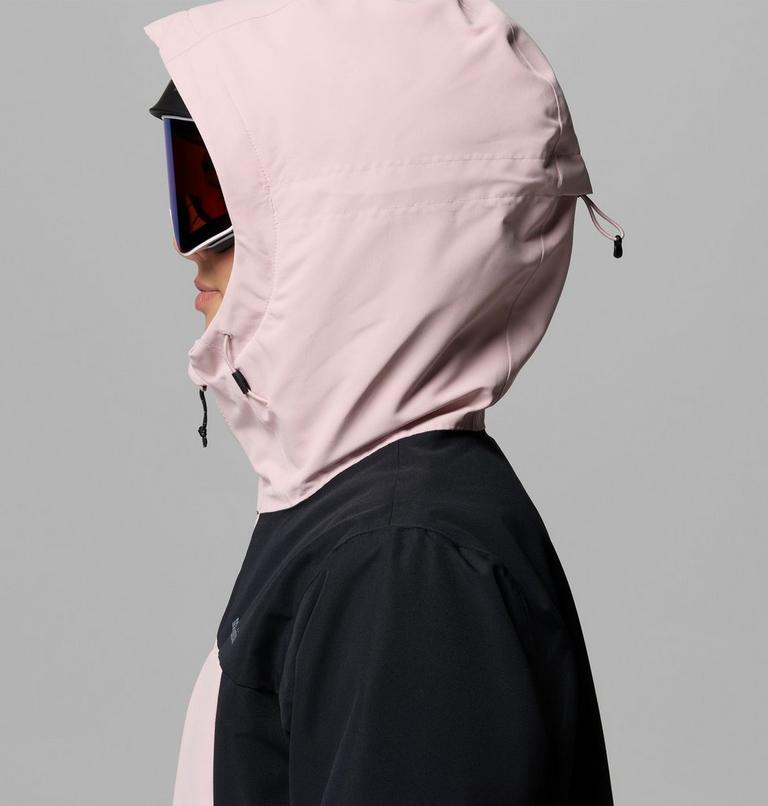 Women's Alpine Echo Insulated Ski Jacket, Color: Mineral Pink, Black, image 10