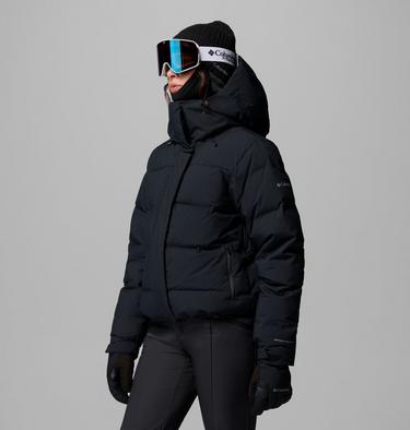 Women's Roffe Ridge Down Puffer Ski Jacket, Color: Black, image 4
