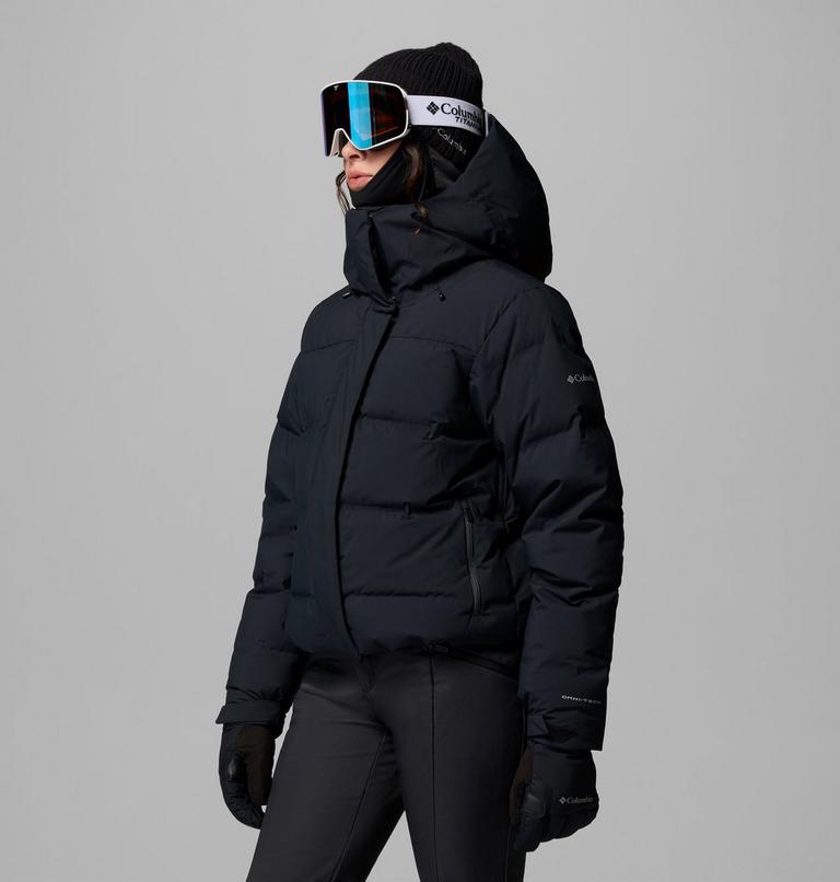 Women's Roffe Ridge Down Puffer Ski Jacket, Color: Black, image 4