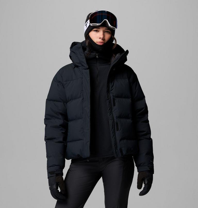 Women's Roffe Ridge Down Puffer Ski Jacket, Color: Black, image 5