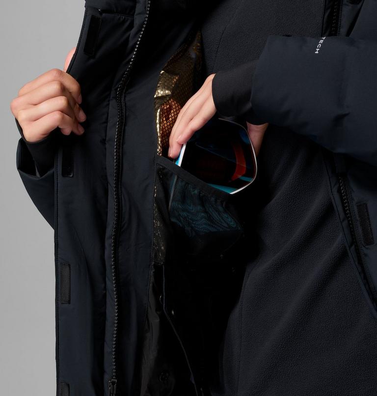 Women's Roffe Ridge Down Puffer Ski Jacket, Color: Black, image 7
