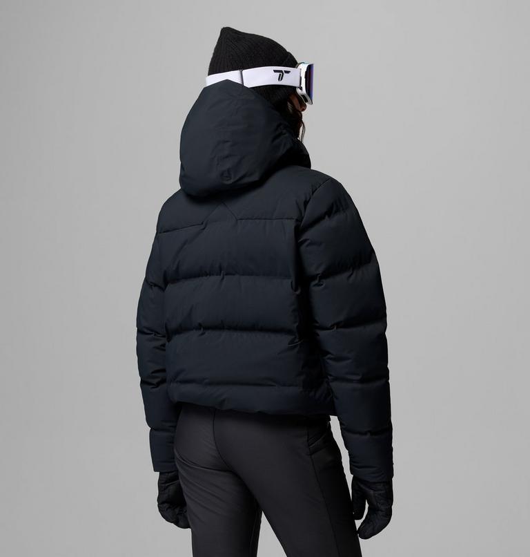 Women's Roffe Ridge Down Puffer Ski Jacket, Color: Black, image 3