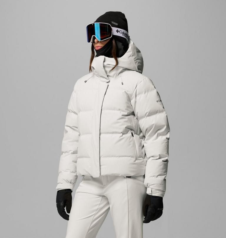 Women's Roffe Ridge Down Puffer Ski Jacket, Color: Sea Salt, image 4