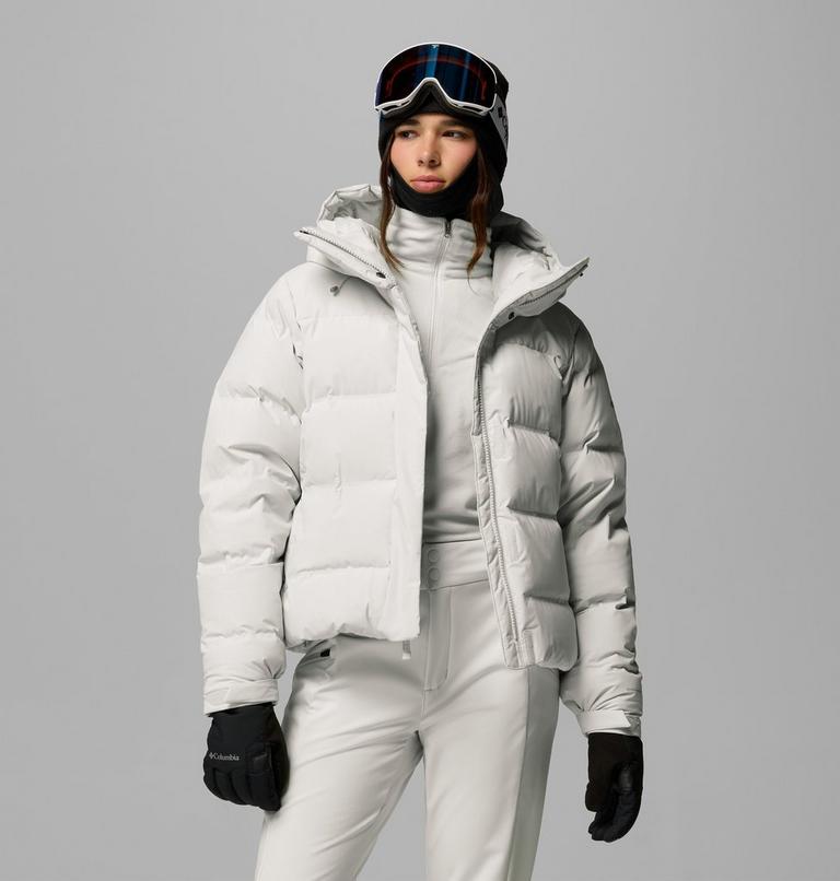 Women's Roffe Ridge Down Puffer Ski Jacket, Color: Sea Salt, image 5