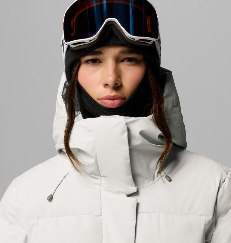 Women's Roffe Ridge Down Puffer Ski Jacket, Color: Sea Salt, image 9