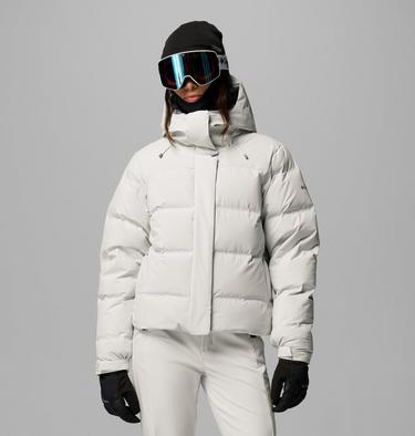 Women's Roffe Ridge Down Puffer Ski Jacket, Color: Sea Salt, image 9