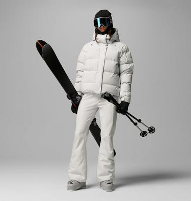 Women's Roffe Ridge Down Puffer Ski Jacket, Color: Sea Salt, image 10