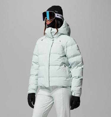 Women's Roffe Ridge Down Puffer Ski Jacket, Color: Tea Light, image 4