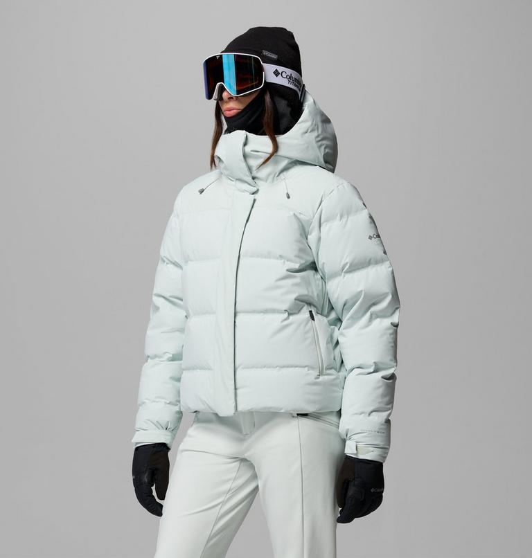 Women's Roffe Ridge Down Puffer Ski Jacket, Color: Tea Light, image 4