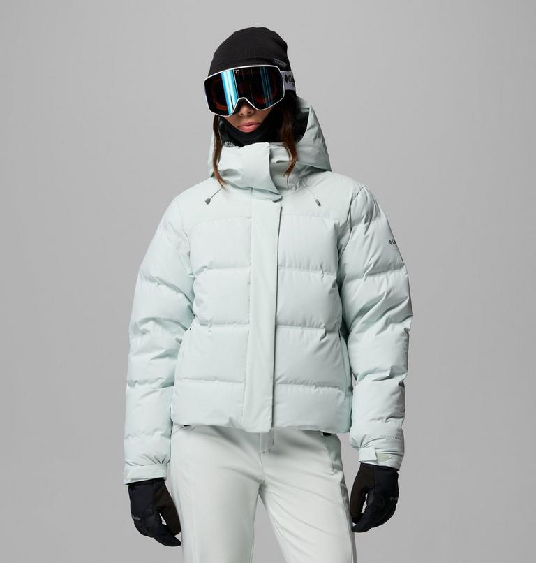 Women's Roffe Ridge Down Puffer Ski Jacket, Color: Tea Light, image 1