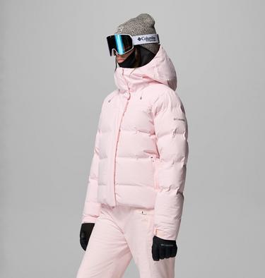 Women's Roffe Ridge Down Puffer Ski Jacket, Color: Powder Pink, image 8