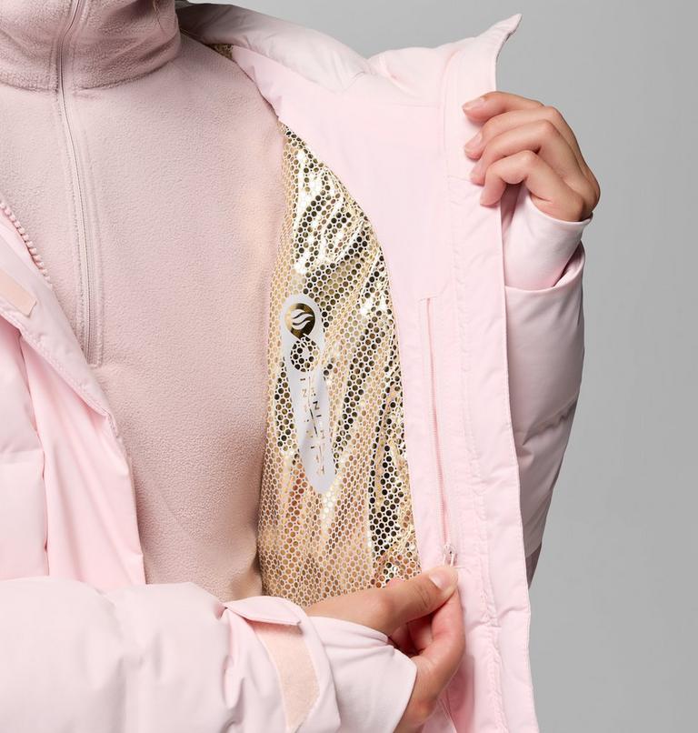 Women's Roffe Ridge Down Puffer Ski Jacket, Color: Powder Pink, image 7