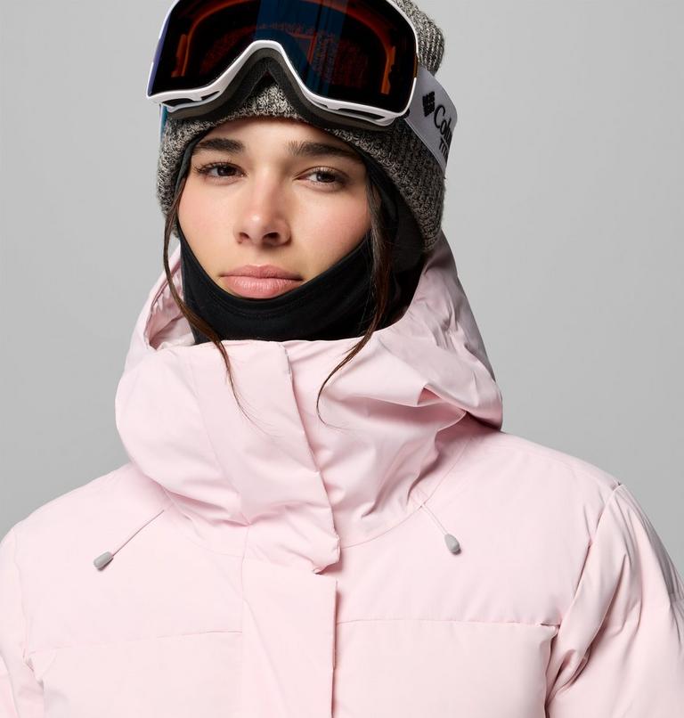 Women's Roffe Ridge Down Puffer Ski Jacket, Color: Powder Pink, image 9