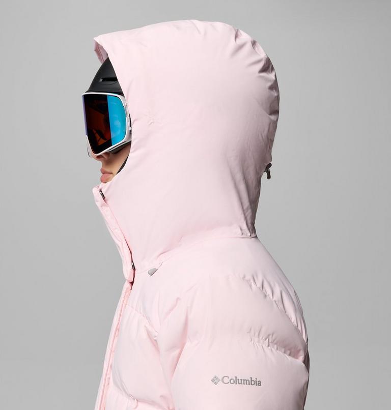 Women's Roffe Ridge Down Puffer Ski Jacket, Color: Powder Pink, image 10