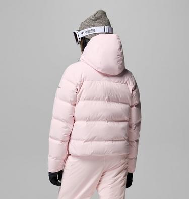 Women's Roffe Ridge Down Puffer Ski Jacket, Color: Powder Pink, image 7
