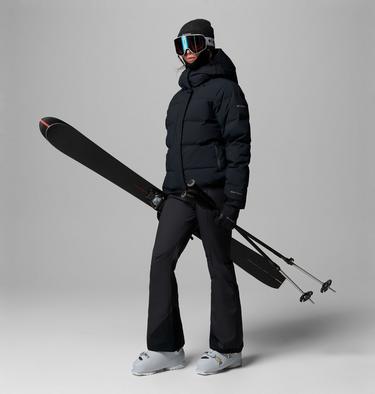 Women's Roffe Ridge Softshell Ski Trousers, Color: Black, image 2