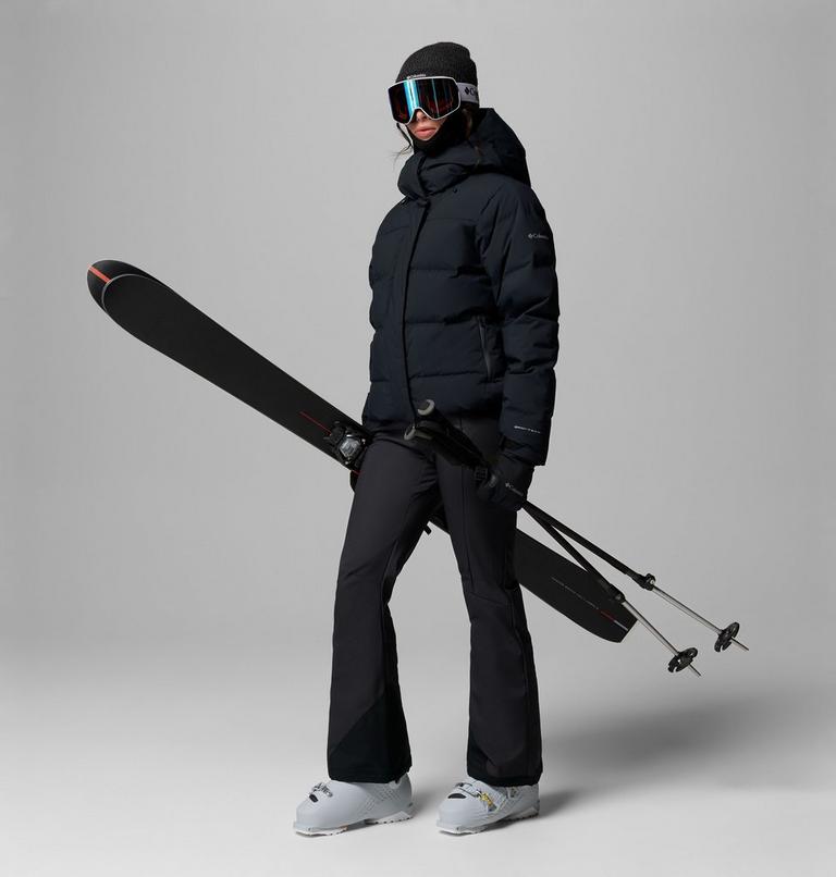 Women's Roffe Ridge Softshell Ski Trousers, Color: Black, image 2