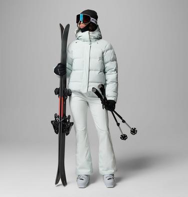 Women's Roffe Ridge Softshell Ski Trousers, Color: Sea Salt, image 2