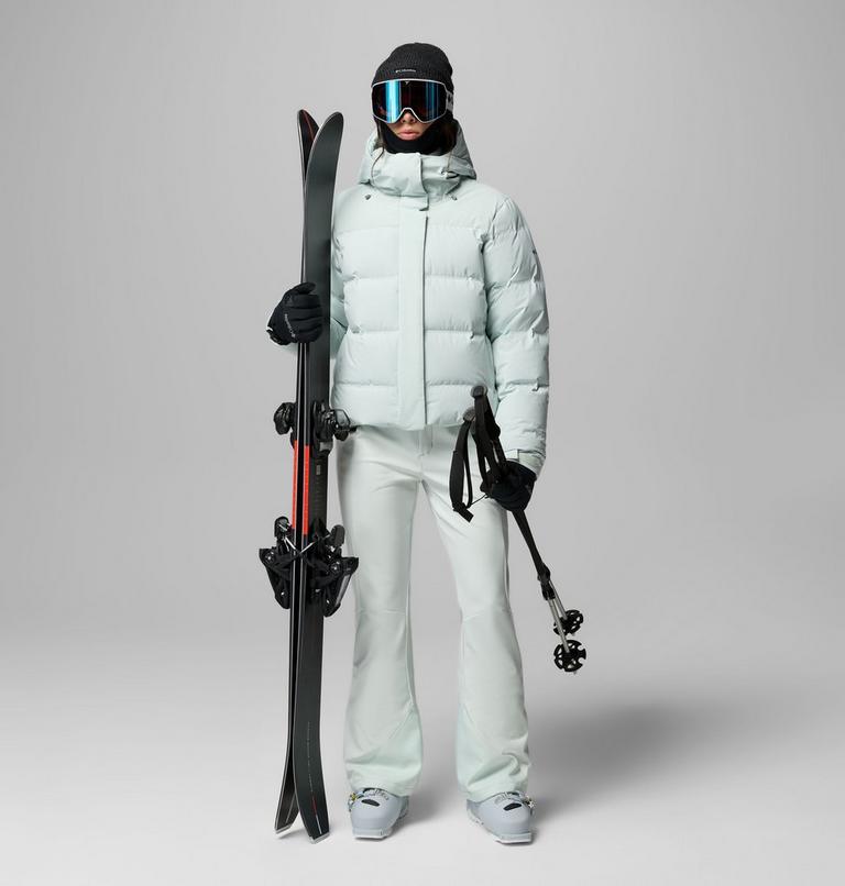 Women's Roffe Ridge Softshell Ski Trousers, Color: Sea Salt, image 9