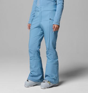 Women's Roffe Ridge Softshell Ski Trousers, Color: Rainy Day, image 4