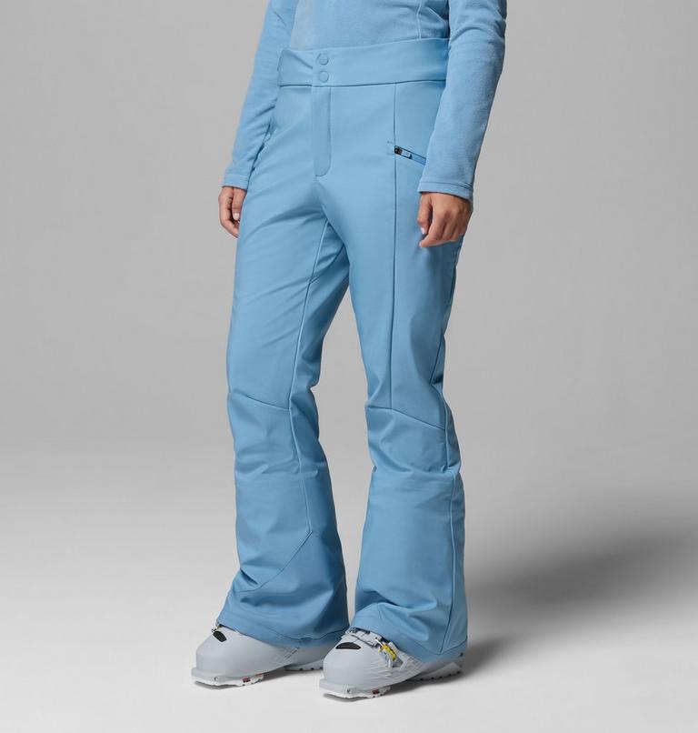 Women's Roffe Ridge Softshell Ski Trousers, Color: Rainy Day, image 4