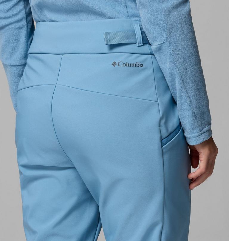Women's Roffe Ridge Softshell Ski Trousers, Color: Rainy Day, image 7