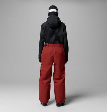 Women's Coreshot Ski Bib, Color: Red Oxide, image 11