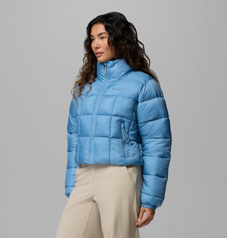 Women's Puffect III Cropped Puffer Jacket, Color: Rainy Day, image 4