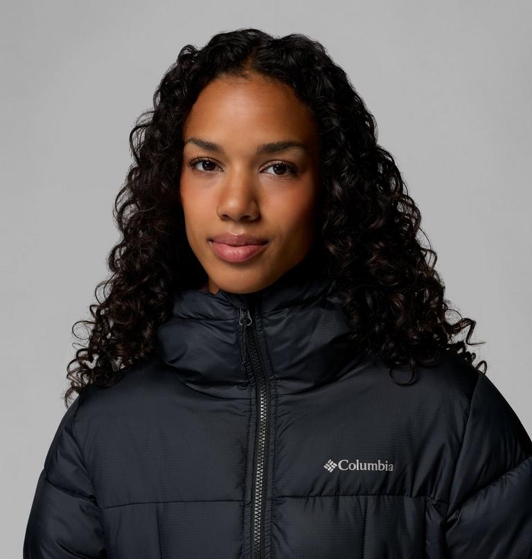 Women's Puffect III Long Puffer Jacket, Color: Black, image 7