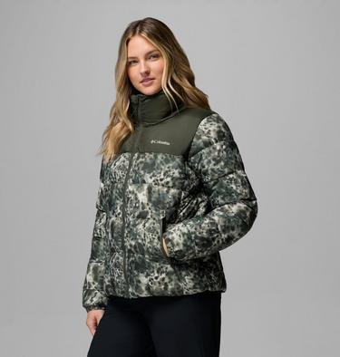 Doudoune Imprim&eacute;e Puffect III Femme, Color: Sedona Sage Dyecamo, Greenscape, image 4