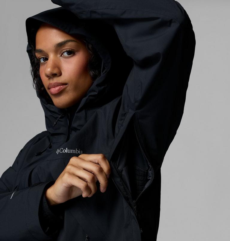 Women's Trailborne 3-in-1 Waterproof Jacket, Color: Black, image 12