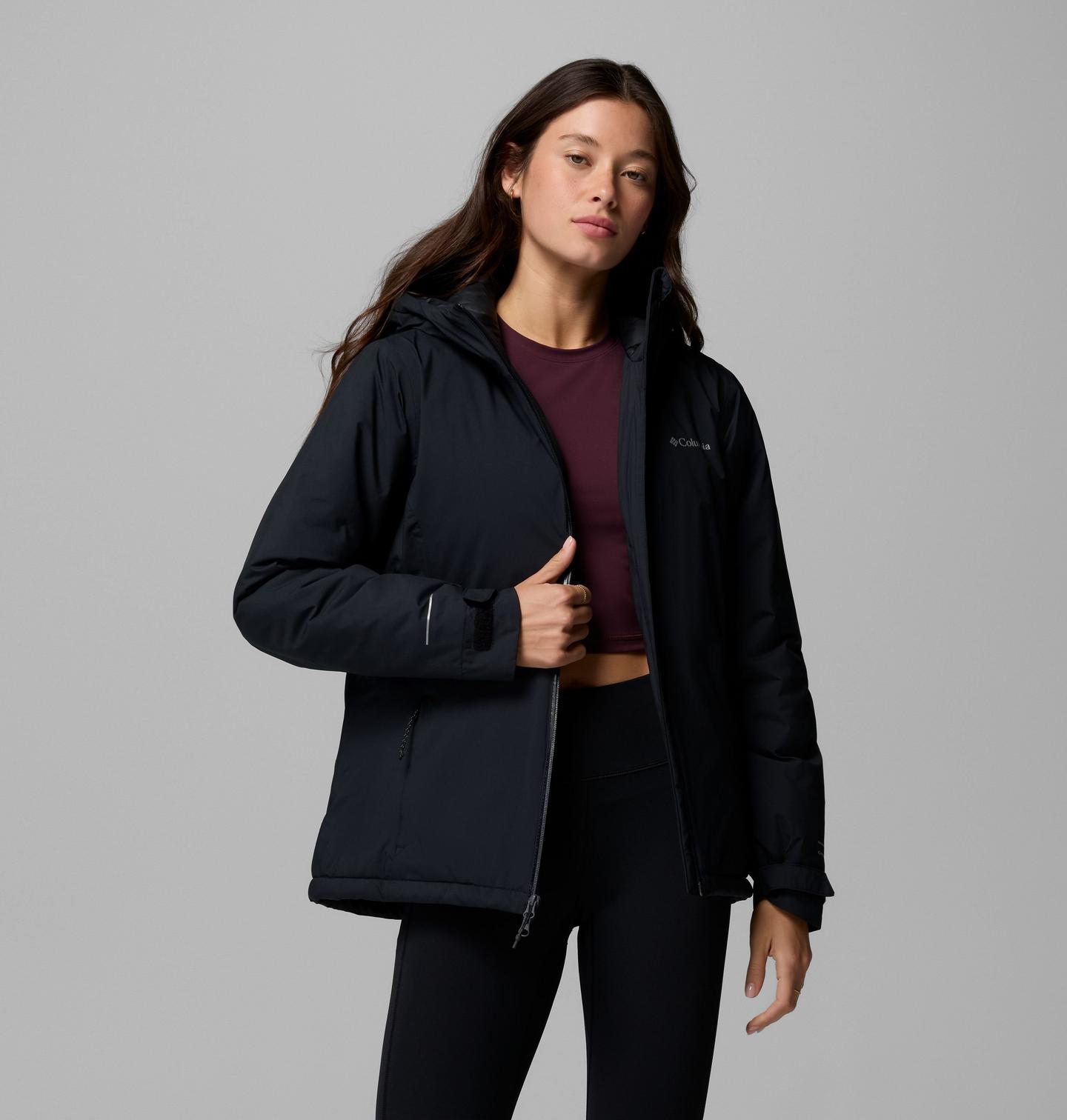 Женская куртка Columbia Trailborne Insulated, цвет: Чёрный — фото 4