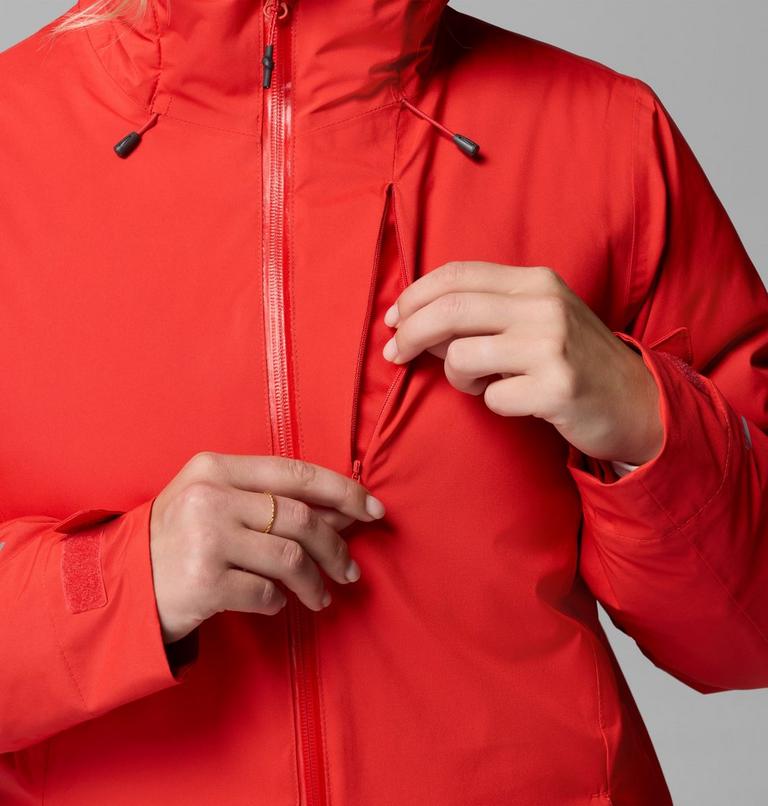 Chaqueta aislante impermeable Trailborne para mujer, Color: Poppy Red, image 7