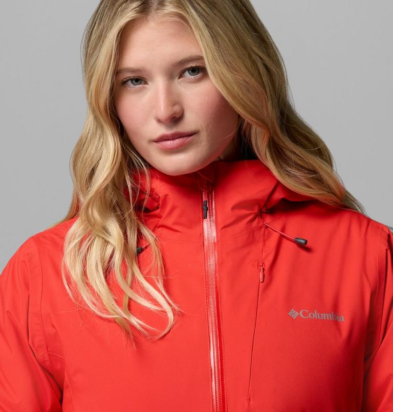 Chaqueta aislante impermeable Trailborne para mujer, Color: Poppy Red, image 8