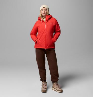 Women's Trailborne Waterproof Insulated Jacket, Color: Poppy Red, image 2