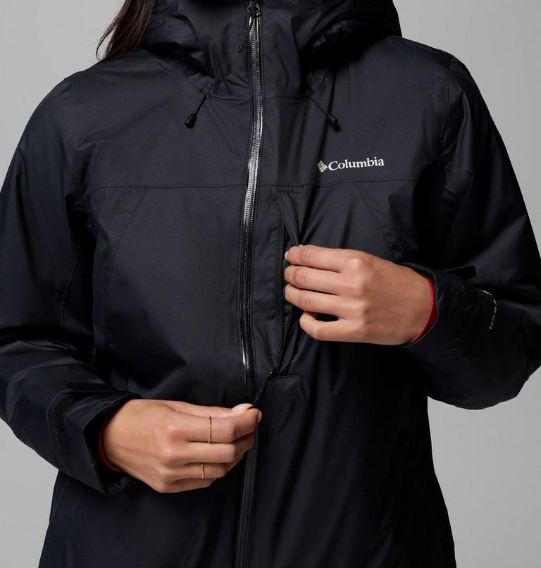 Women's Inner Limits Insulated Waterproof Jacket, Color: Black, image 7