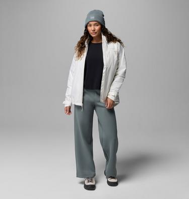 Women's Inner Limits Insulated Waterproof Jacket, Color: Sea Salt, Dark Stone, image 6