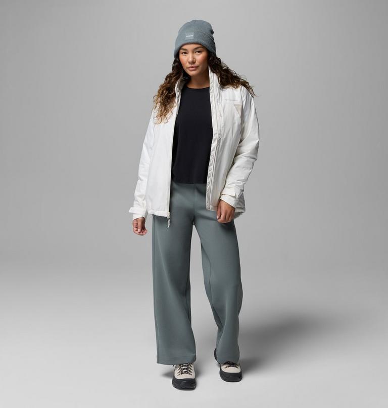 Women's Inner Limits Insulated Waterproof Jacket, Color: Sea Salt, Dark Stone, image 2