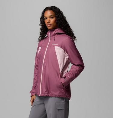 Women's Inner Limits Insulated Waterproof Jacket, Color: Antique Mauve, Mineral Pink, image 4