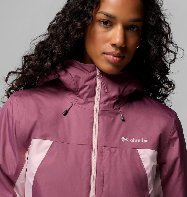 Women's Inner Limits Insulated Waterproof Jacket, Color: Antique Mauve, Mineral Pink, image 8