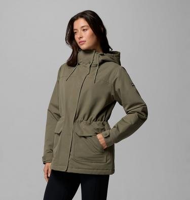 Veste Isol&eacute;e Imperm&eacute;able Idyllwood Femme, Color: Stone Green, image 4