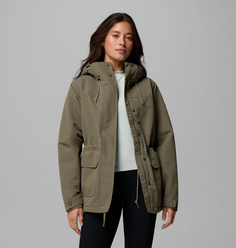 Women's Idyllwood Insulated Waterproof Jacket, Color: Stone Green, image 5