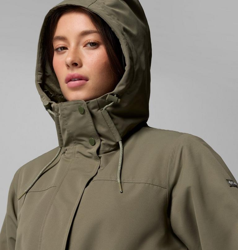 Women's Idyllwood Insulated Waterproof Jacket, Color: Stone Green, image 7