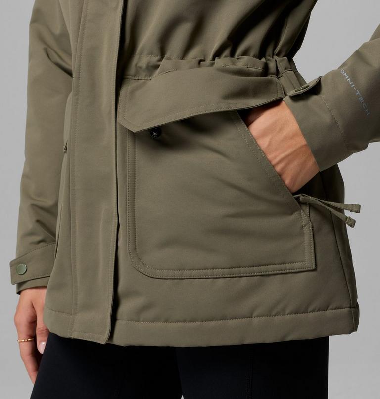 Women's Idyllwood Insulated Waterproof Jacket, Color: Stone Green, image 9