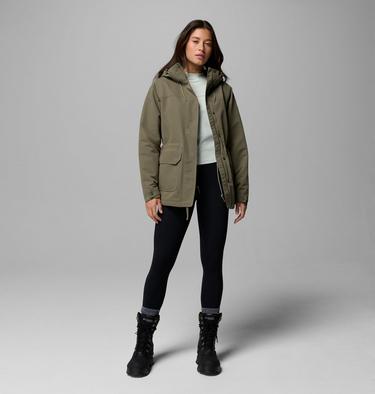 Veste Isol&eacute;e Imperm&eacute;able Idyllwood Femme, Color: Stone Green, image 2