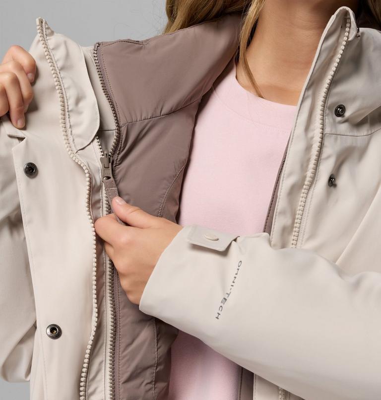 Amaze Puff 3-in-1 isolierte wasserdichte Jacke f&uuml;r Frauen, Color: Dark Stone, image 7