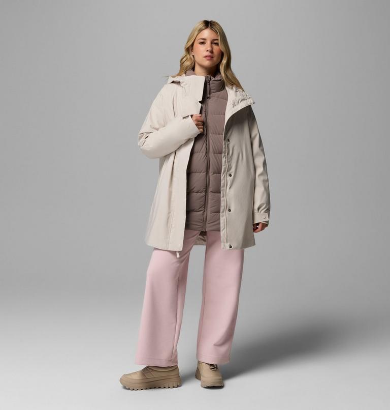 Amaze Puff 3-in-1 isolierte wasserdichte Jacke f&uuml;r Frauen, Color: Dark Stone, image 13
